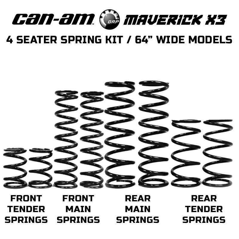 Dual Rate Spring Kit 64" Can