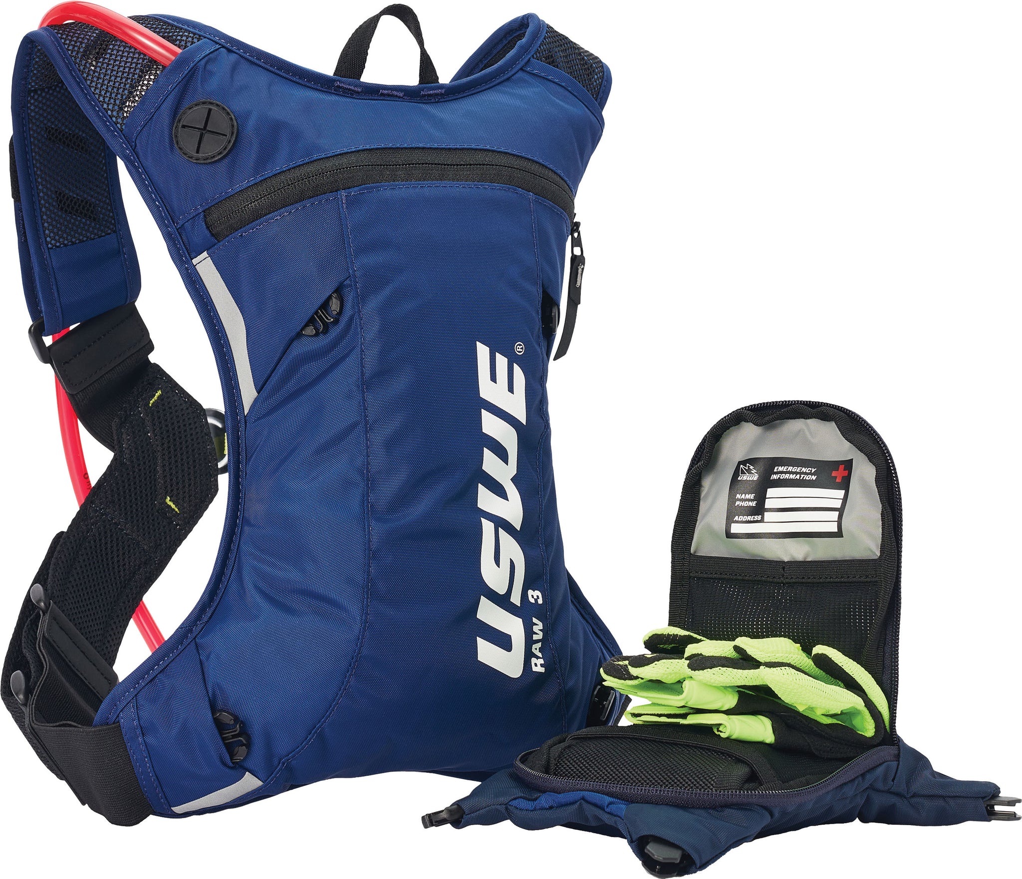Raw 3 Factory Blue 2.0l Hydration Pack Pnp Tube
