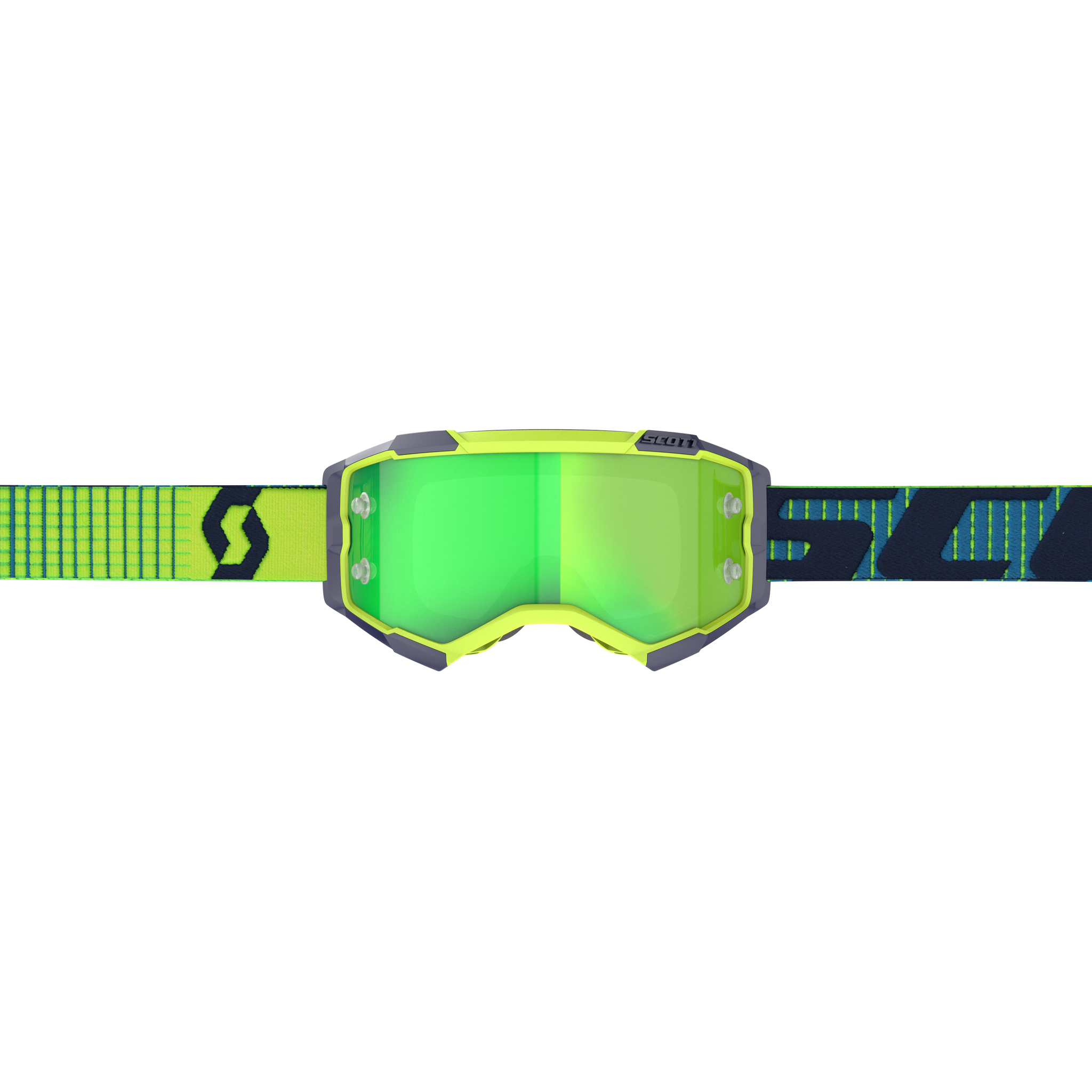 Fury Goggle Blue/Yellow Green Chrome Works Lens
