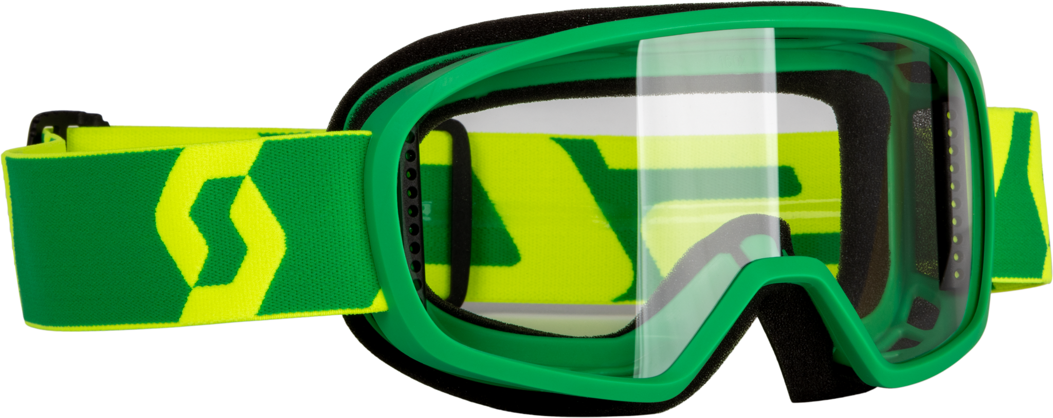 Youth Buzz Mx Goggle Green/Yellow W/Clear