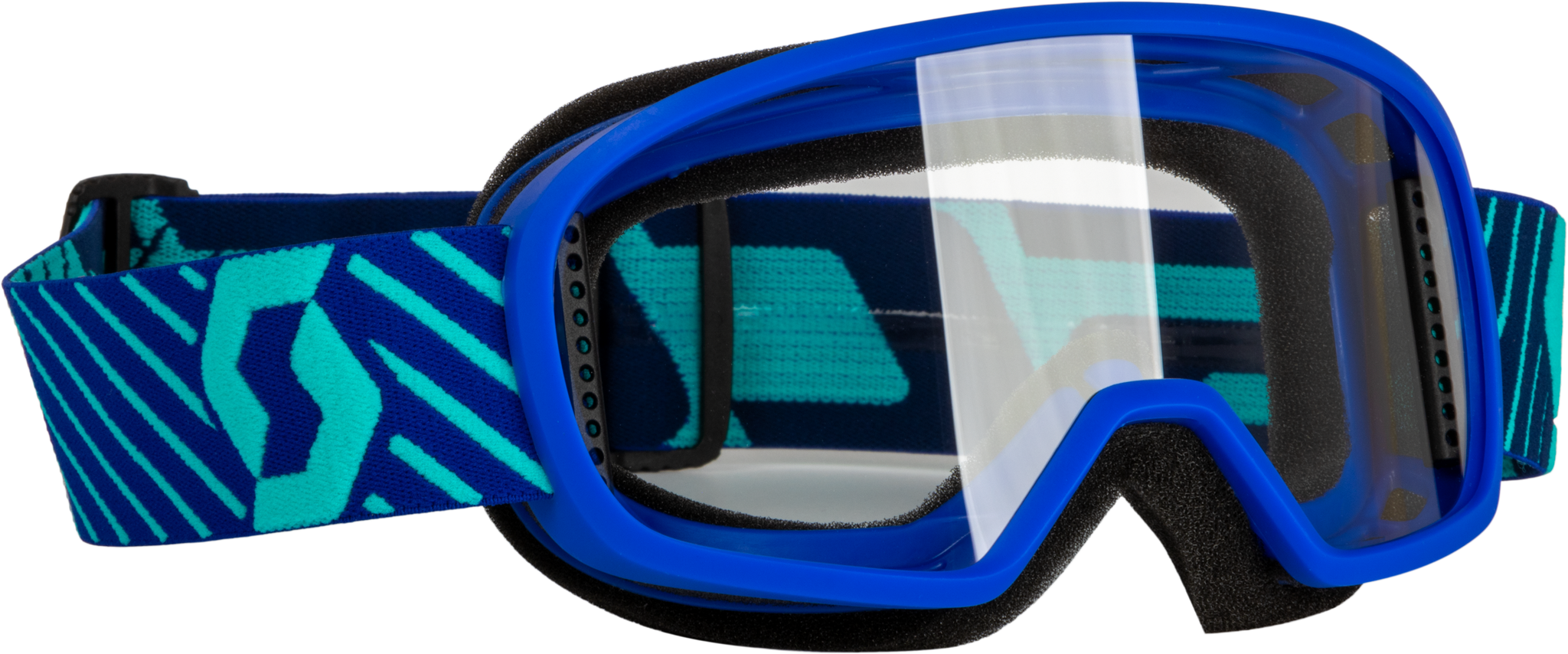 Youth Buzz Mx Goggle Blue/Teal Blue W/Clear