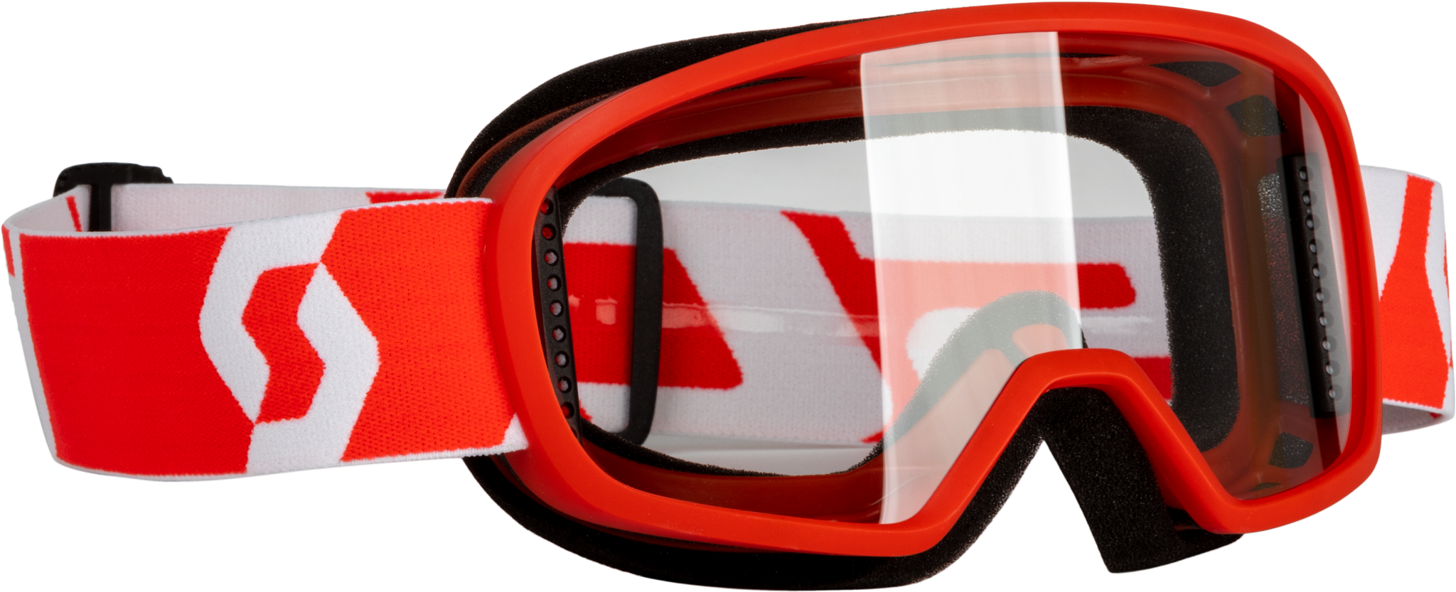 Youth Buzz Mx Goggle Red/White W/Clear