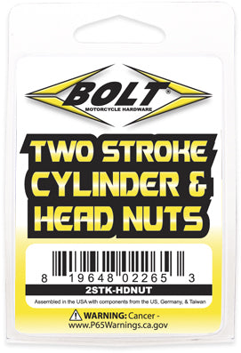 Bolt 2-Stroke Cylinder & Head Nuts Universal